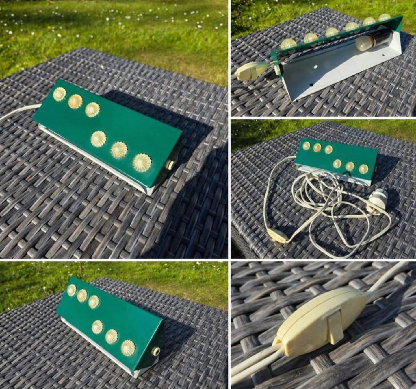 Vintage Retro Wandlamp groen